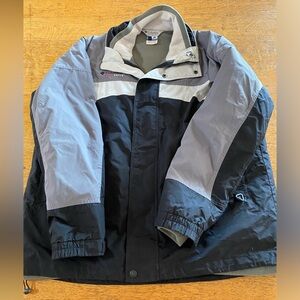 Mens Xltall Columbia jacket and fleece